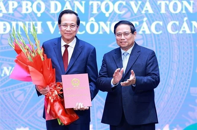 Le nouveau ministre des Affaires ethniques et religieuses Dao Ngoc Dung. Photo : VNA