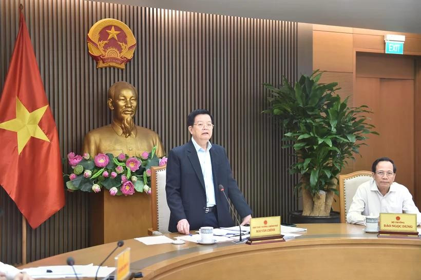 Le vice-Premier ministre Mai Van Chinh demande d'organiser une Fête du Vesak de l'ONU 2025 solennelle et sécurisée. Photo : baochinhphu.vn