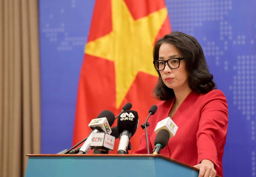 La porte-parole du ministère vietnamien des Affaires étrangères Pham Thu Hang. Photo : VNA