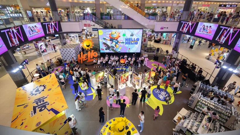 L'événement "Hello Helio" s'est déroulé le 30 mai à Aeon Mall Tân Phú Celadon àHô Chi Minh-Ville.