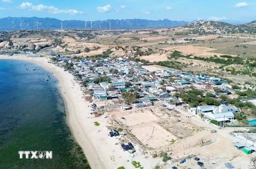 La centrale nucléaire Ninh Thuan 1 devrait être construit dans le village de Vinh Truong, commune de Phuoc Dinh, district de Thuan Nam. Photo : VNA