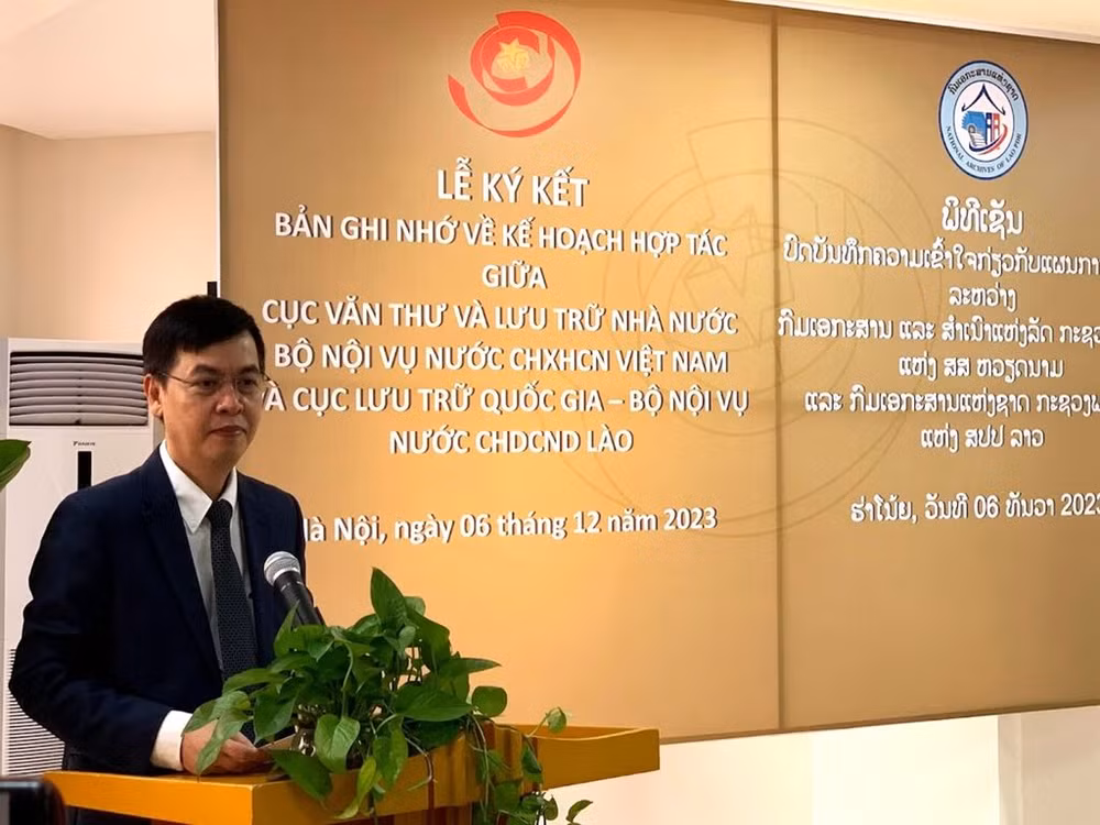 Vietnam et Laos renforcent leur coopération dans le domaine des archives ảnh 2