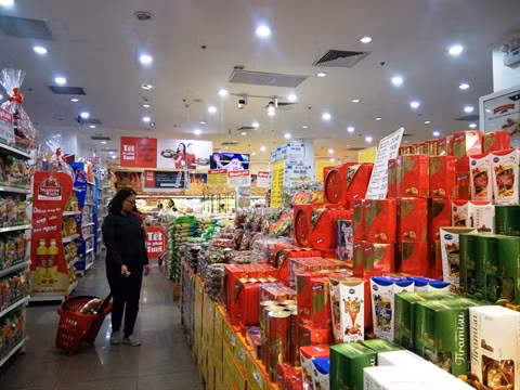 Le marché alimentaire du Têt en vogue ảnh 1