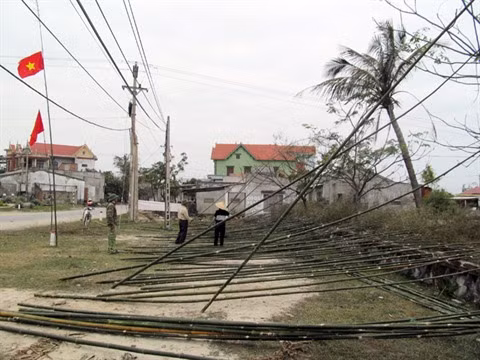 Les perches rituelles dans les villages de pêche à Quang Binh ảnh 1