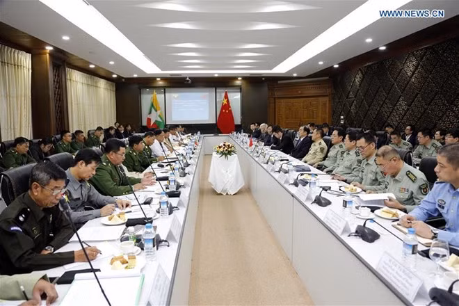 La Chine et le Myanmar conviennent de maintenir la paix et la stabilité dans les zones frontières ảnh 1
