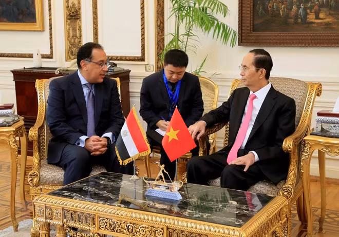Entrevue Tran Dai Quang – Mostafa Madbouly ảnh 1 Entrevue Tran Dai Quang – Mostafa Madbouly ảnh 1