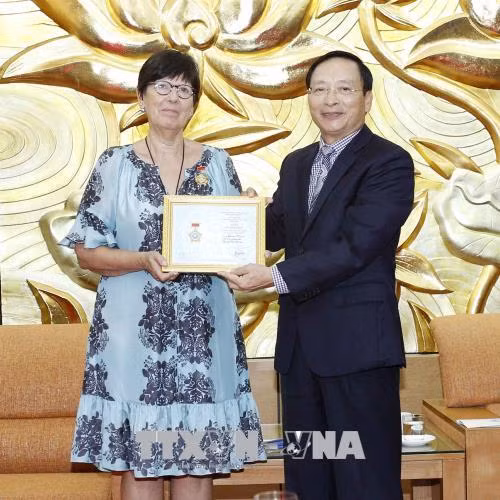 Mme l'ambassadeur de Belgique au Vietnam à l’honneur ảnh 1