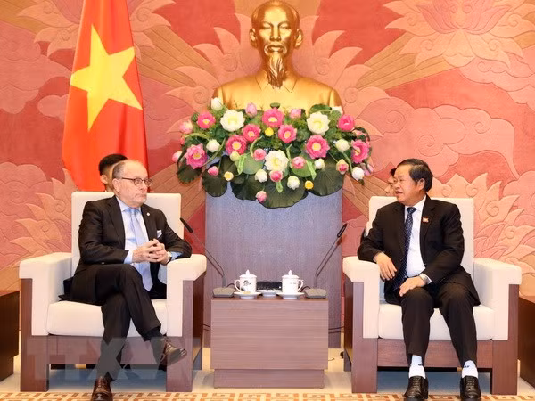 Le vice-président de l'AN Do Ba Ty reçoit le ministre argentin des AE et du Culte ảnh 1