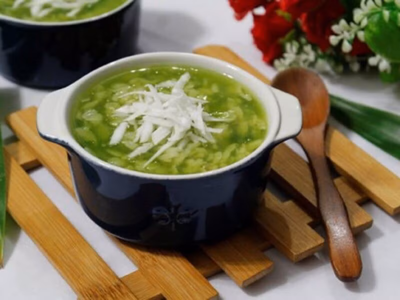 "Chè cốm", un dessert imprégné de la saveur vietnamienne ảnh 4