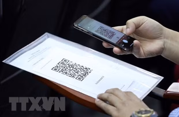 L’application d’identification électronique fait ses débuts ảnh 1