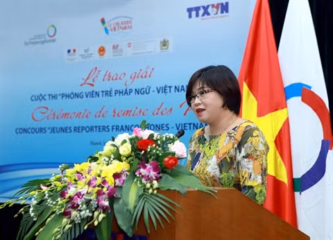 Remise des prix du Concours "Jeunes Reporters Francophones - Vietnam 2018" ảnh 3