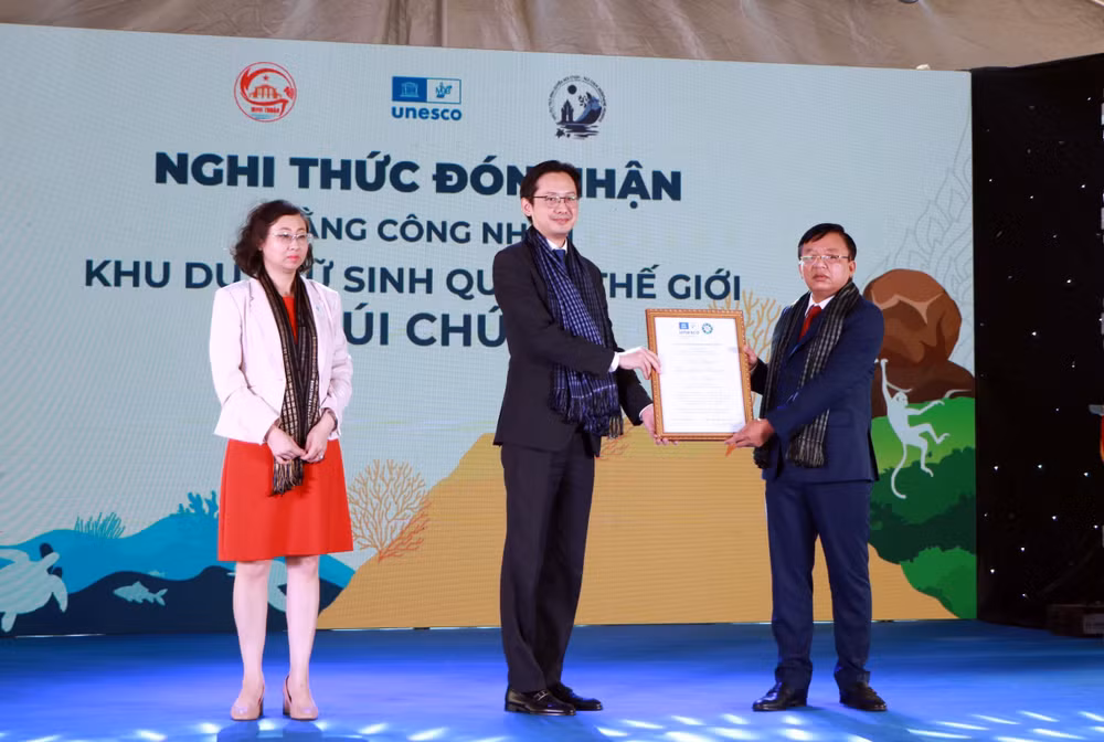 La réserve de biosphère de Nui Chua obtient le certificat de l'UNESCO ảnh 2