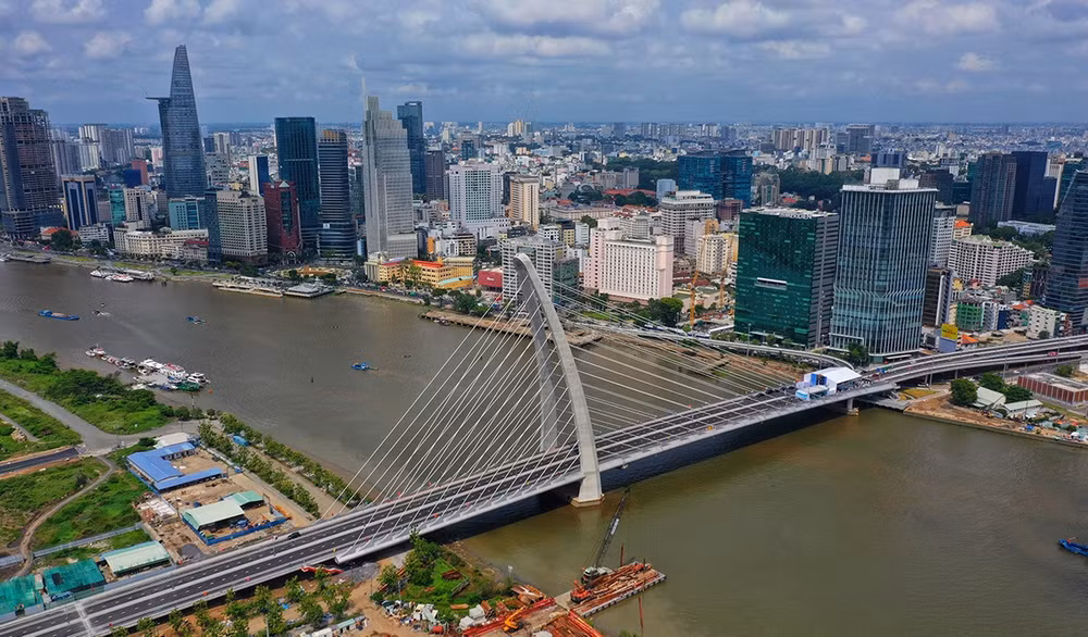 Ho Chi Minh-Ville: le pont Thu Thiem 2 est ouvert à la circulation ảnh 1
