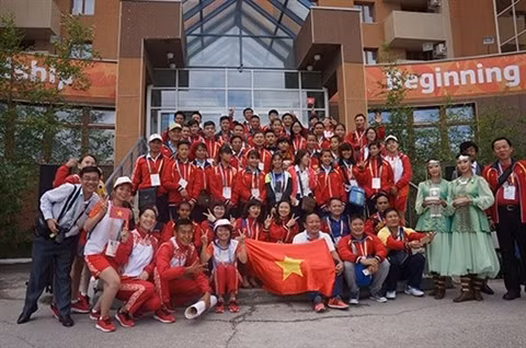 Jeux sportifs internationaux des enfants d'Asie : cinq médailles d'or pour le Vietnam ảnh 1