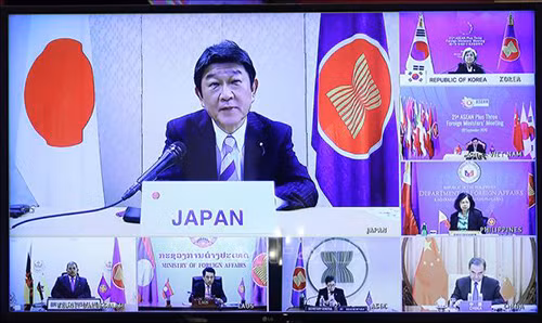 Le Japon s'engage à fournir un million de dollars pour soutenir l'ASEAN contre le COVID-19 ảnh 1 Le Japon s'engage à fournir un million de dollars pour soutenir l'ASEAN contre le COVID-19 ảnh 1