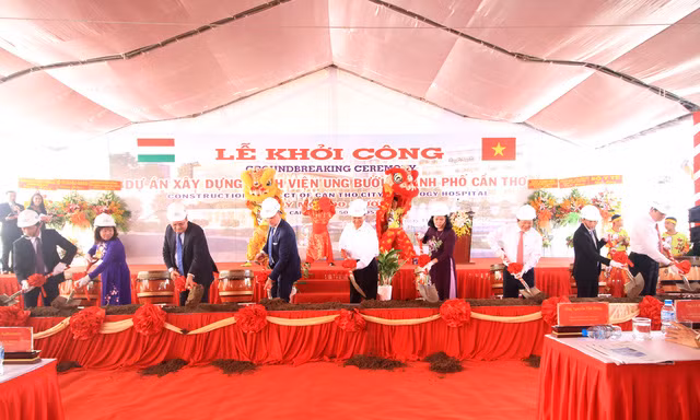 Mise en chantier de l’hôpital d'oncologie le plus moderne du delta du Mékong ảnh 1