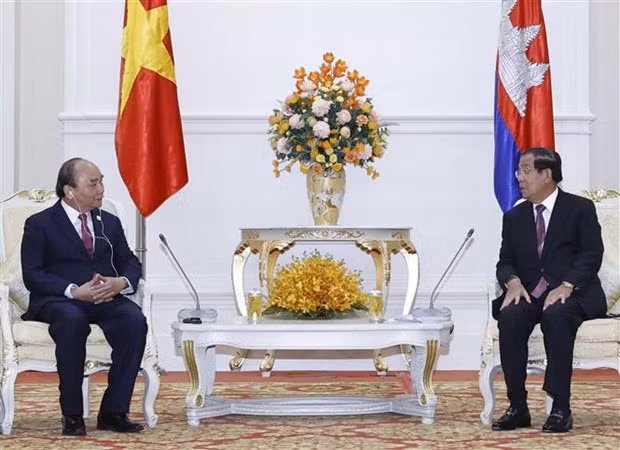 Déclaration commune Vietnam-Cambodge ảnh 2