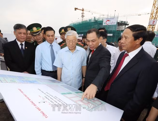 Le secrétaire général Nguyên Phu Trong travaille à Hai Phong ảnh 3