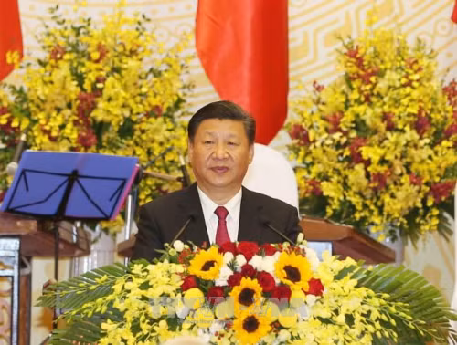 Réception solennelle en l’honneur du président chinois Xi Jinping ảnh 2
