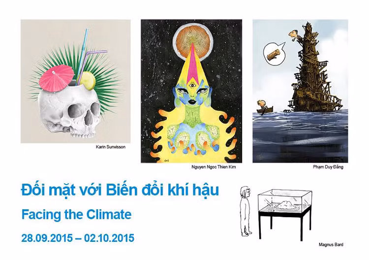 Dérèglement climatique : exposition de dessins satiriques ảnh 1 Dérèglement climatique : exposition de dessins satiriques ảnh 1