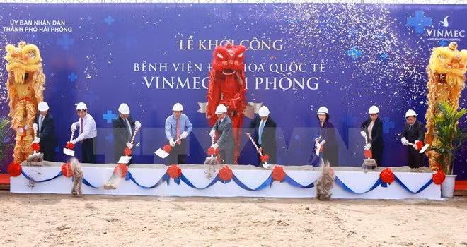Vingroup: mise en chantier de la polyclinique internationale Vinmec Hai Phong ảnh 1 Vingroup: mise en chantier de la polyclinique internationale Vinmec Hai Phong ảnh 1