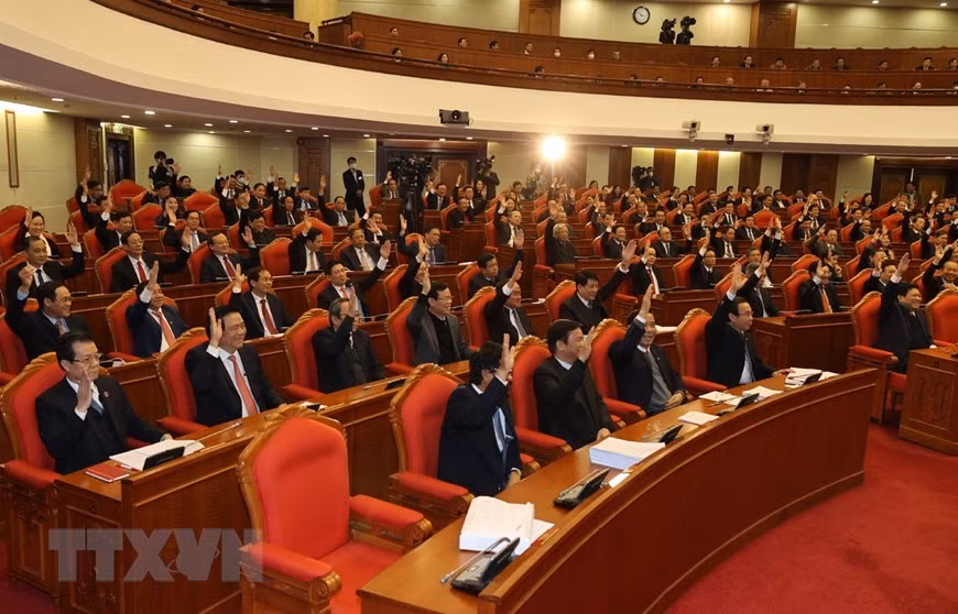 Clôture du 14e Plénum du Comité central du Parti ảnh 3