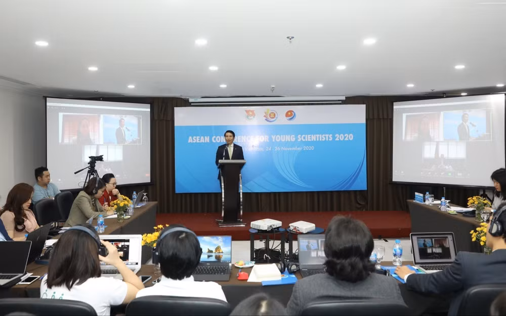 Visioconférence des jeunes scientifiques de l’ASEAN ảnh 1