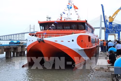 Mise en service du navire à grande vitesse Con Dao Express 36 ảnh 1