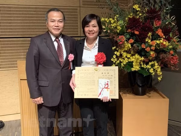 Une scientifique vietnamienne reçoit le prix international du Japon ảnh 1 Une scientifique vietnamienne reçoit le prix international du Japon ảnh 1