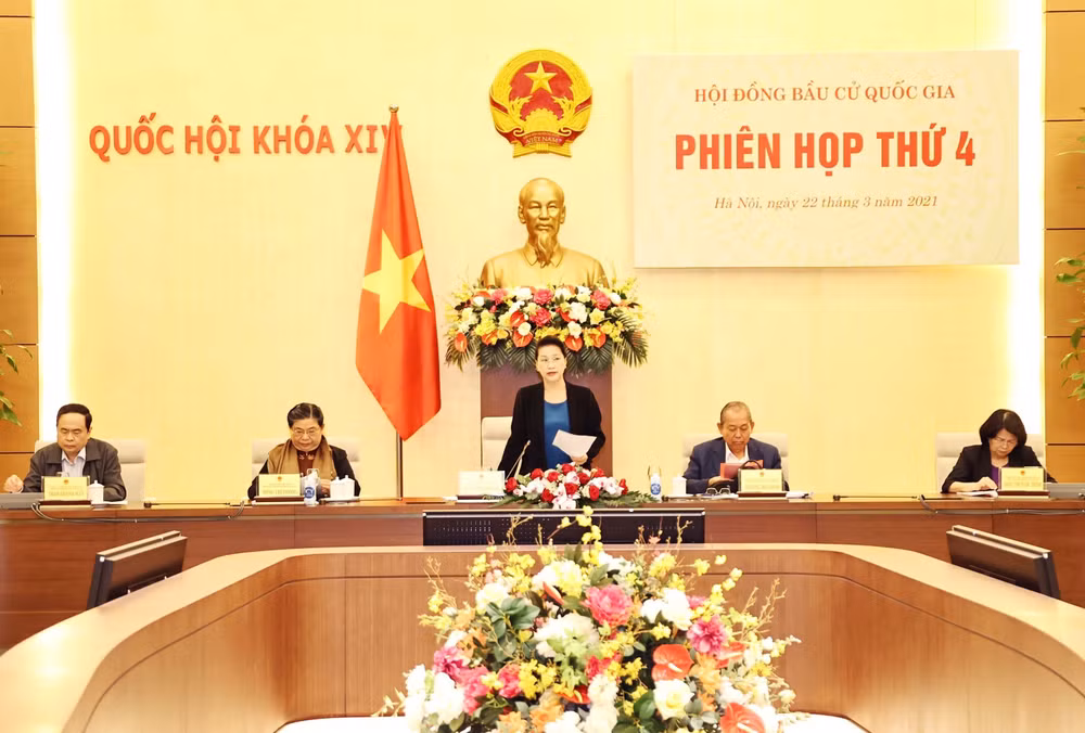 La présidente de l'AN préside la 4e session du Conseil électoral national ảnh 1