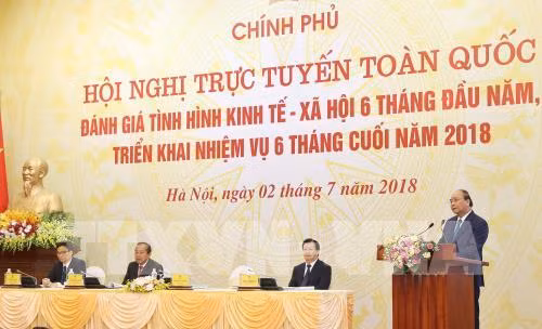 Vidéoconférence nationale entre le gouvernement et les localités ảnh 1