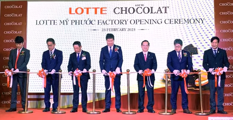 Inauguration de la 2e usine Lotte à Binh Duong ảnh 1