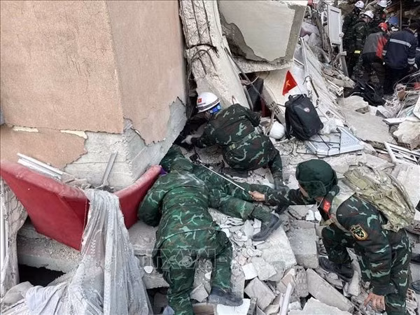 Tremblements de terre : informations sur le soutien et le sauvetage du Vietnam sur place ảnh 1