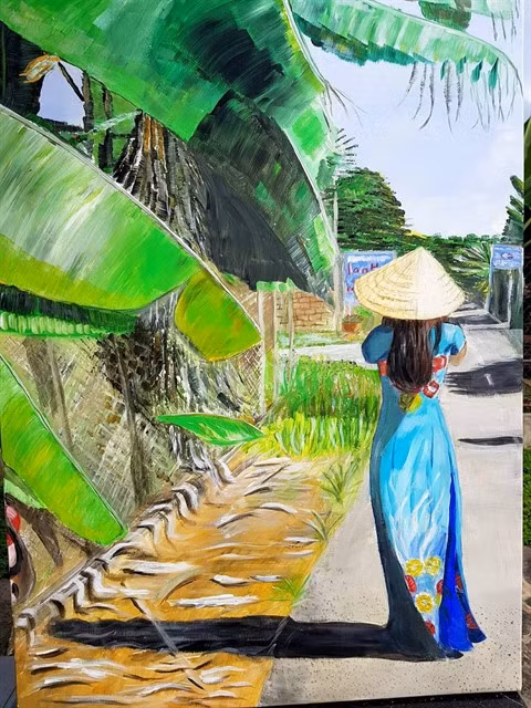 Jacky peint son Vietnam ảnh 3