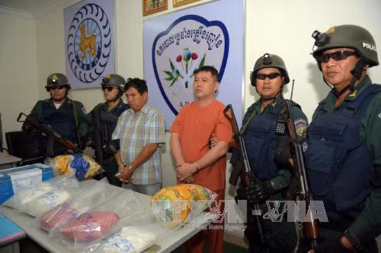 Plus de 2.500 suspects liés à la drogue arrêtés au Cambodge ảnh 1