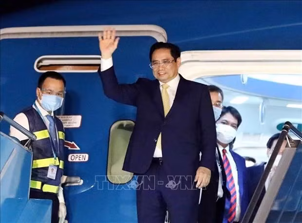 Le PM Pham Minh Chinh termine sa visite officille au Japon ảnh 1 Le PM Pham Minh Chinh termine sa visite officille au Japon ảnh 1