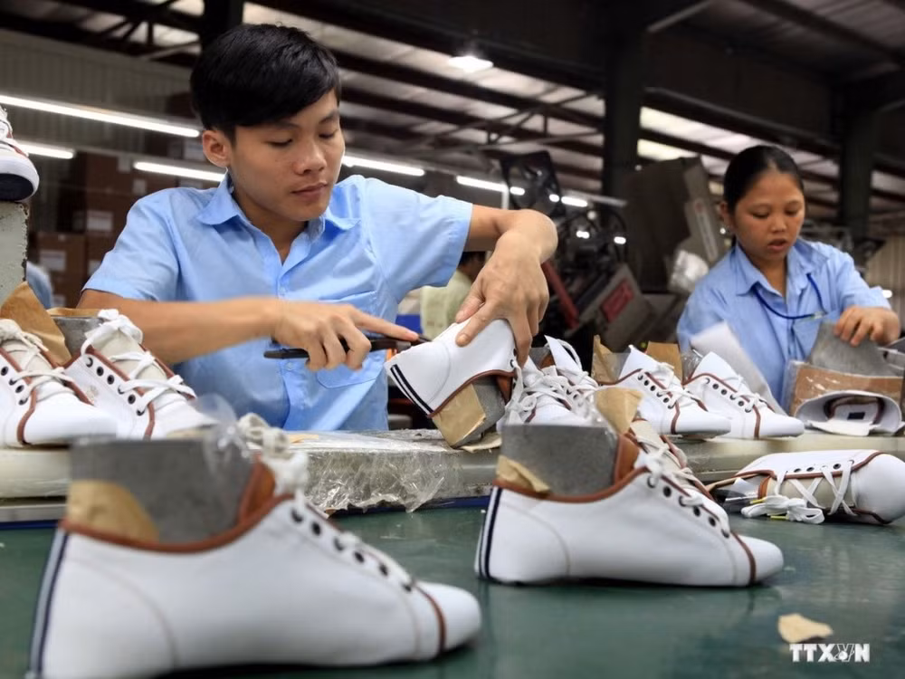 Exportations de chaussures: Le Vietnam se classe au 2ème rang mondial ảnh 1