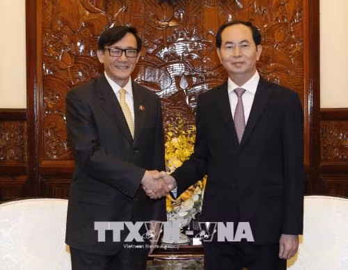 Le président Tran Dai Quang reçoit le diplomate thaïlandais ảnh 1