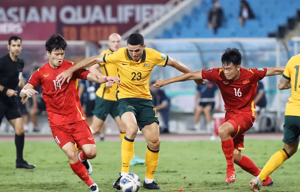 Mondial 2022 : le Vietnam a perdu face à l'Australie ảnh 1