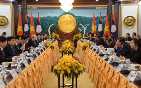 La déclaration commune Vietnam-Laos souligne l’amitié grandiose ảnh 1