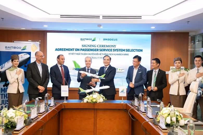 Bamboo Airways coopère avec Amadeus pour moderniser complètement ses services ảnh 1