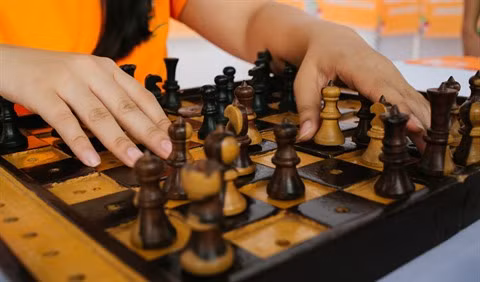 Une malvoyante brille au championnat d’échecs d’Asie du Sud-Est ảnh 2