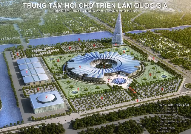 Hanoi: construction du plus grand centre des expositions d’Asie ảnh 1 Hanoi: construction du plus grand centre des expositions d’Asie ảnh 1