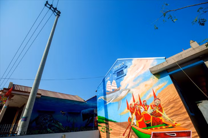 Les peintures murales du village de Canh Duong ảnh 3 Les peintures murales du village de Canh Duong ảnh 3