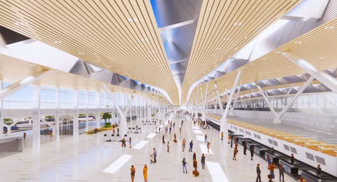 Le plan architectural du terminal T3 de l’aéroport de Tân Son Nhât est inspiré de l'ao dai ảnh 3