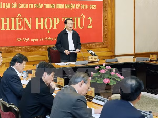 Le président Trân Dai Quang demande d’édifier une justice pure et forte ảnh 1