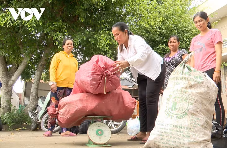 Le tri des déchets à Soc Trang: une source de revenus ảnh 1