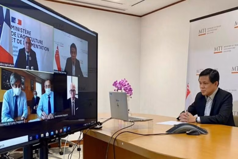 France-Singapour : déclaration conjointe pour développer les échanges agroalimentaires ảnh 1