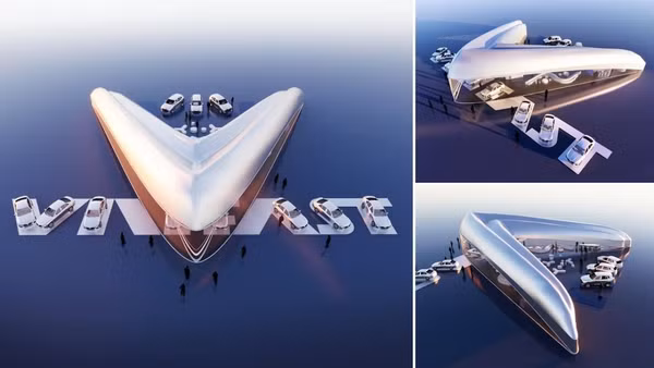 Neuf gagnants au concours "VinFast Global Showroom Design Competition 2021" ảnh 1
