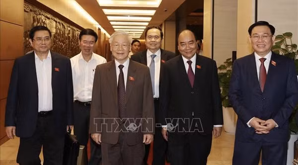 Félicitation adressées aux dirigeants vietnamiens ảnh 1